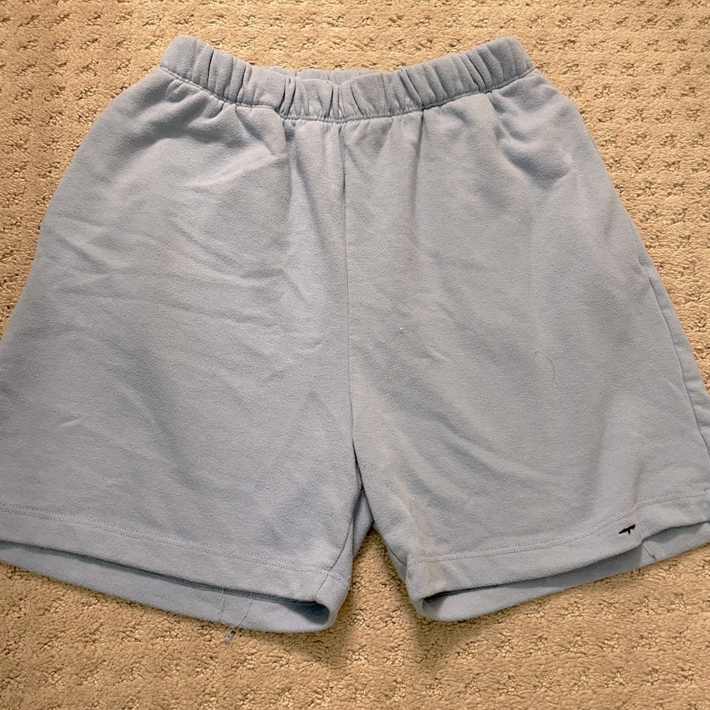 Blue sweat shorts